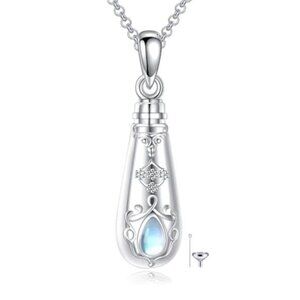 Teardrop Urn Necklace Sterling Silver Memorial Keepsake